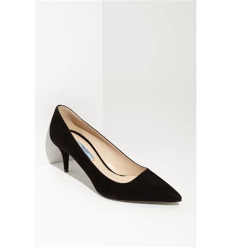 prada brushed leather pump|prada suede pumps nordstrom.